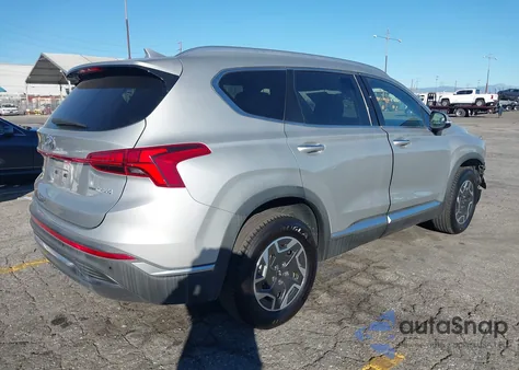 2022 Hyundai Santa Fe Hybrid Blue from USA, damaged, VIN KM8S2DA17NU020419